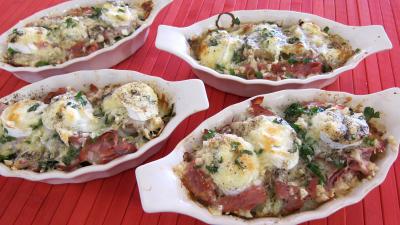 Escalopes de veau gratinées aux fromages