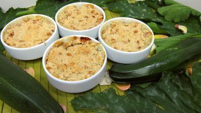 Crumble aux courgettes