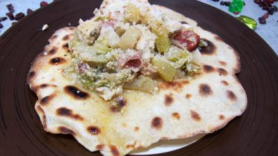 Naans au chou chinois