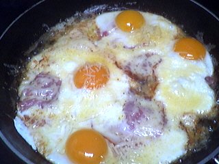 Oeufs au bacon