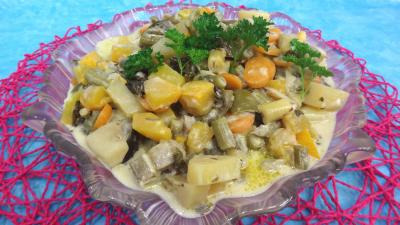 Sauté de potimarron et légumes