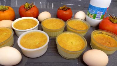 Flans aux kakis