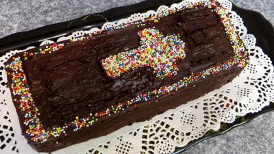 Cake aux carottes d'Halloween