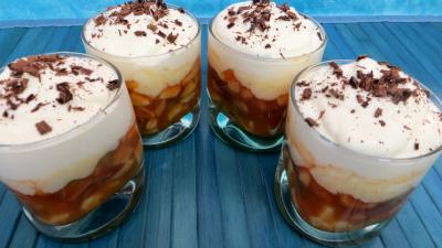Mousse au chocolat blanc et aux fruits