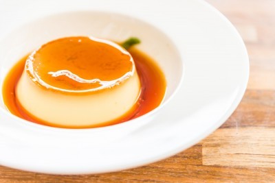 Flan à la noix de coco et caramel