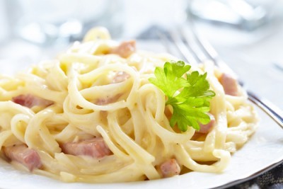 Spaghetti à la carbonara