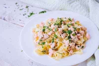 Tagliatelles au saumon