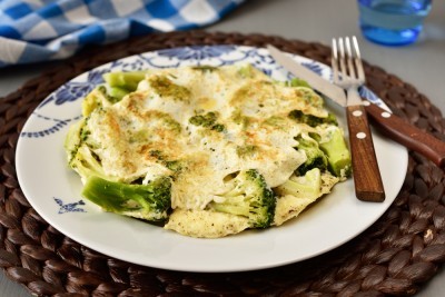 Omelette aux brocolis