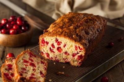 Cake aux cranberries