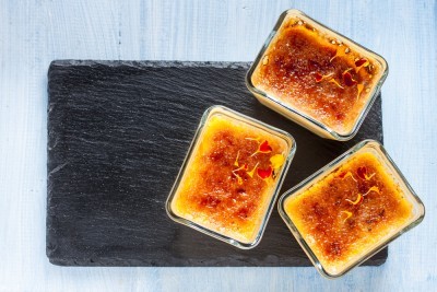 Flan de potiron au roquefort