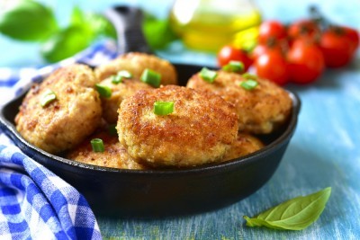 Boulettes de poulet et légumes