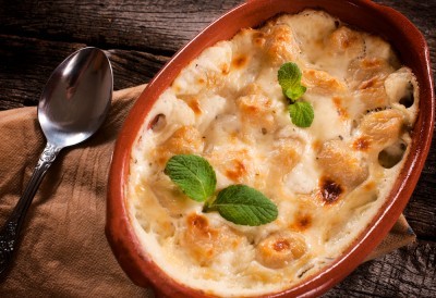 Gratin de gnocchis aux 3 fromages