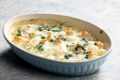 Gnocchis gratinés aux épinards