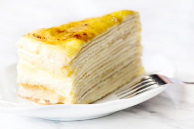 Gâteau de crêpes à la crème de marron