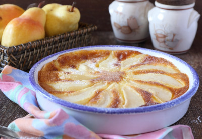 Clafoutis aux poires