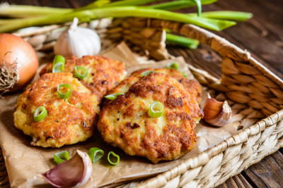 Galettes de saumon