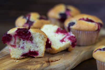 Muffins à la cerise