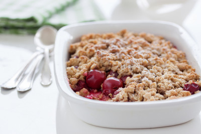 Crumble à la cerise