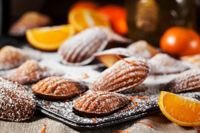 Madeleines à l'orange