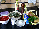 Ingrédients pour la recette : Crème d'épinards