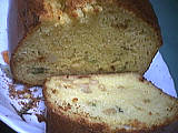 Image : Cake aux pignons et aux poireaux