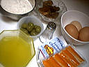 Ingrédients pour la recette : Cake au surimi