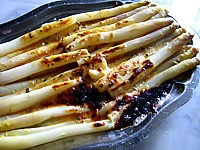 Image : Asperges en sabayon au Marsala
