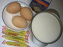 Ingrédients pour la recette : Crème anglaise aux carambars