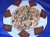 Image : recette Escalopes de dinde au Saint Agur