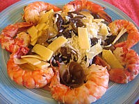 Image : Crevettes aux pousses de bambou