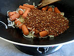 Chou-fleur et riz aux saucisses - 9.3