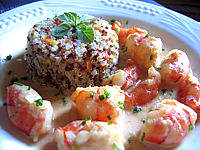 Image : Crevettes au curry et quinoa