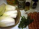Ingrédients pour la recette : Endives farcies