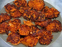 Image : Galettes de carottes au foie de veau