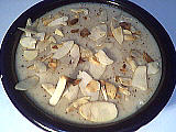 Image : Crème aux amandes et au miel