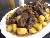 Image : Coeur de veau aux morilles