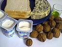 Ingrédients pour la recette : Canapés aux noix