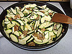Courgettes aux champignons en quiche - 11.2
