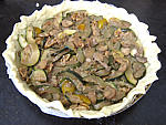 Courgettes aux champignons en quiche - 19.1