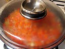 Escalopes de dinde au blé et aux poivrons - 11.3