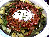 Image : Haricots verts au fromage blanc