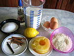 Ingrédients pour la recette : Gâteau de riz aux ananas