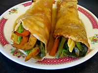 Image : Crêpes chinoises aux légumes