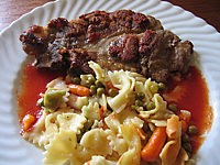 Image : Côtes de porc à la tomate