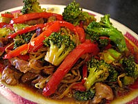 Image : Dés de porc à la sauce d'huîtres