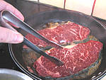 Contre-filets sauce moutarde et champignons - 12.1