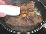 Contre-filets sauce moutarde et champignons - 12.2