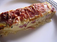 Entrées chaudes : Bananes au jambon
