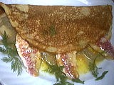 Crêpes farcies aux fenouils et rougets