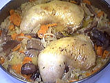 poulet : Cuisses de poulet forestières